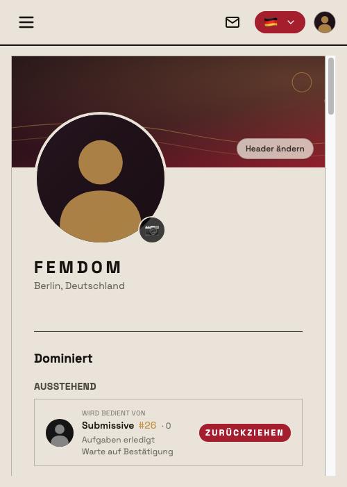 Profil von Femdom